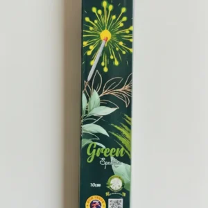 10 cm Green Sparkler