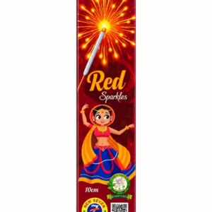 10 cm Red Sparkler