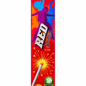 15 cm Red Sparkler