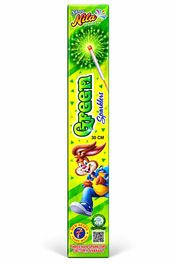30 cm Green Sparkler
